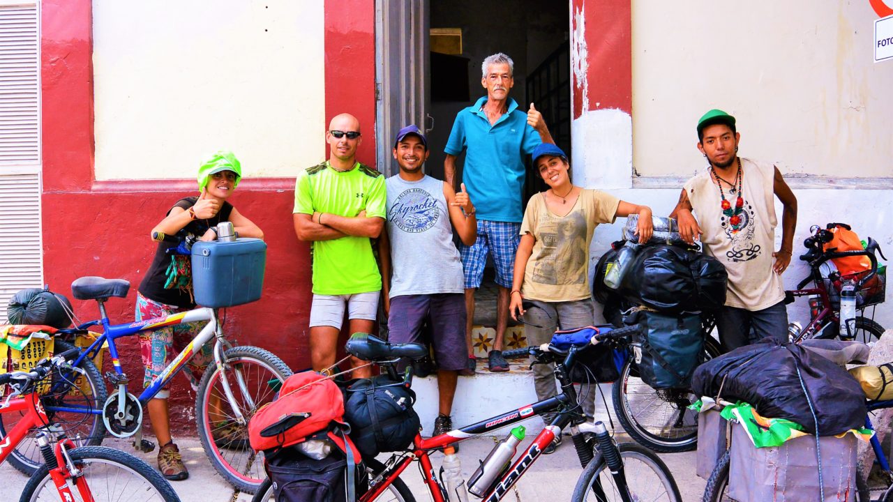 Bike Touring friends in Santa Marta colombia